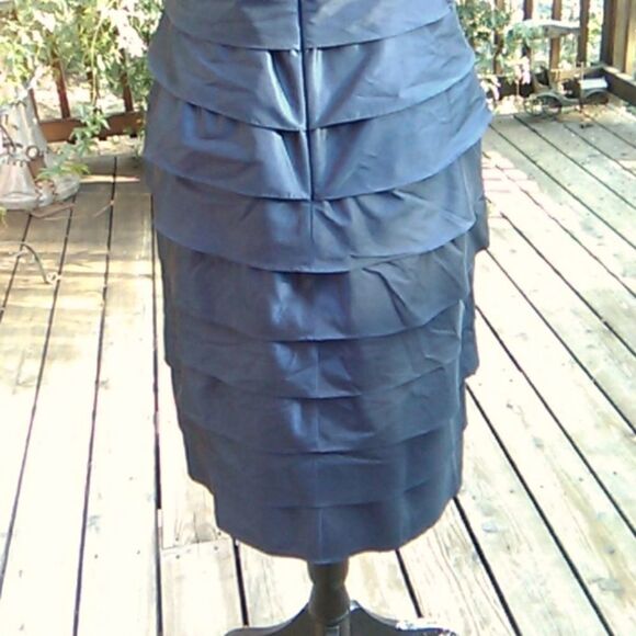 Adrianna Papell Layered Evening Dress - Picture 7 of 12